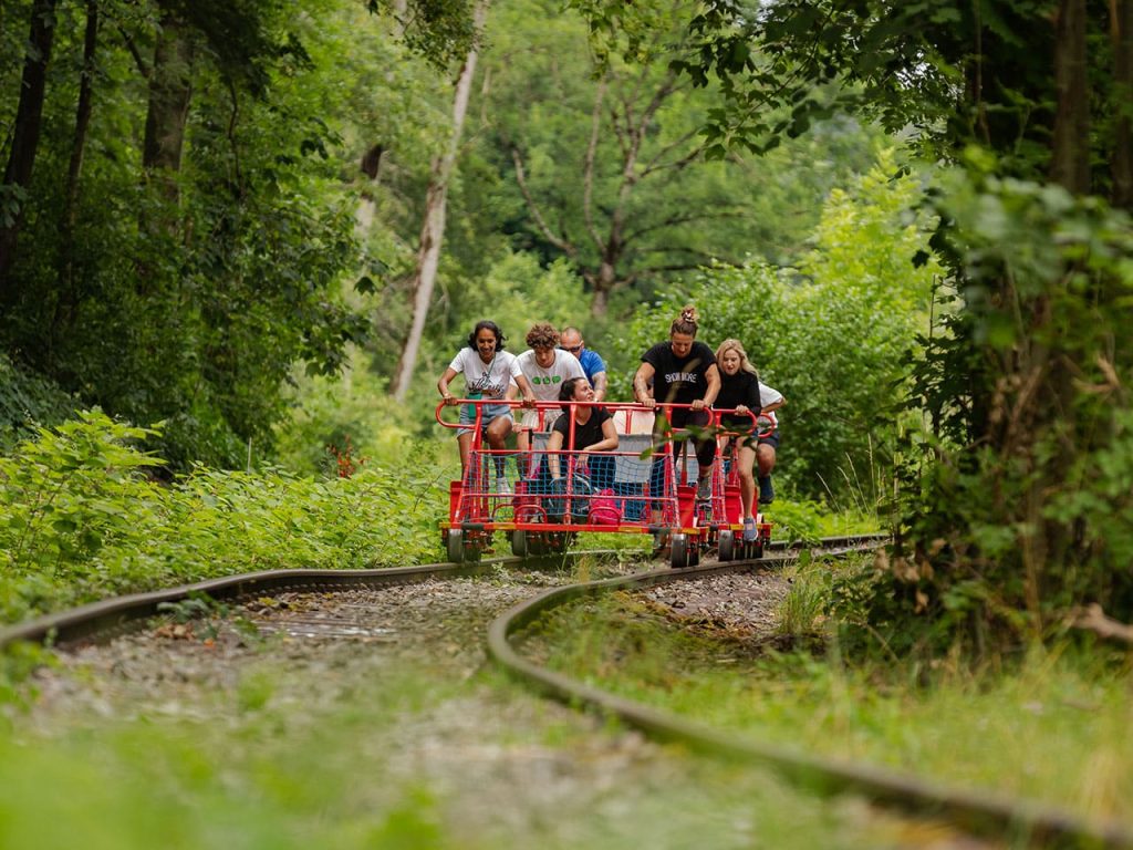 Schienenvelo fahren: Wir verlosen Tickets!